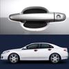 (МХНЕТИ) Пленка для защиты от царапин на дверных ручках автомобиля Nissan из углеродного волокна, боковая наклейка, защитная пленка для двери автомобиля от царапин, 8 шт.