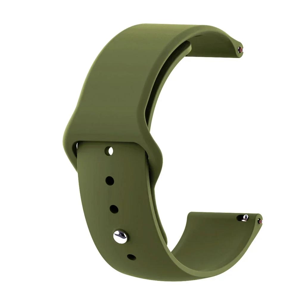 Силиконовый ремешок для часов 22 мм 20 мм для TicWatch Pro 3 Ultra E3 E2 S2 Pro X GTW 2025 Тип ремешка Браслеты для смарт-часов Женские Мужские Correa