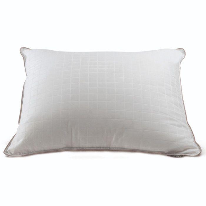 "Microduv Fjord" Semi-firm Satin Plaid Pillow Lestra - Pillow 50 X 70 Cm