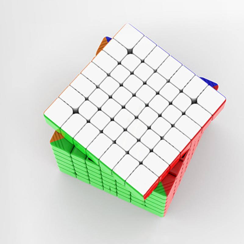 YJ Yufu v2 M 7X7 Magic Cube Магнитный скоростной куб без наклеек 69 мм Цветной Magic Cube