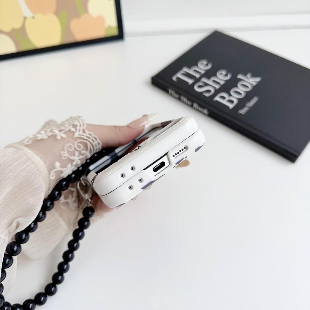 Чехол для Black Cat Galaxy Z Flip 7/6/5 - Защитный чехол-книжка Samsung 4-го поколения для Японии и Южной Кореи