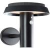Outdoor Wall Light - BRILLIANT - ALVERO - LED and Solar - Motion Detector - Metal and Plastic - 4 W - Black
