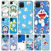 Cute Doraemon Moon Phone Case For Samsung Galaxy A12 A22 A31 A32 A50 A51 A70 A71 A72 A11 A21S A02S A10S A20S A30S A52 S 5G Cover
