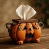 Halloween Tissue Box Holder Organizer Facial Dispenser Festive Fright Living Room Fall