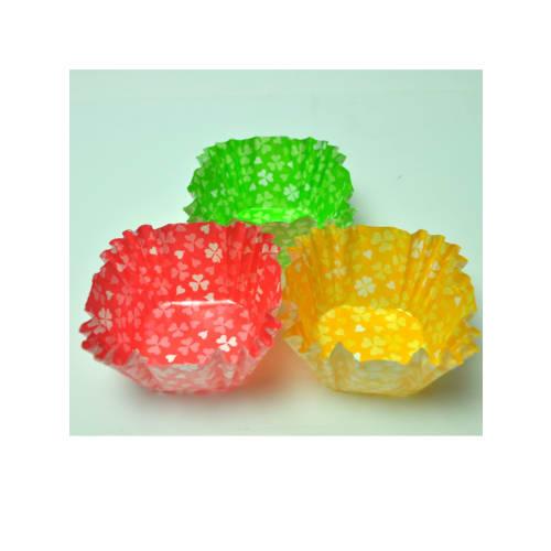 MA Packaging Side Dish Cups, Antibacterial, Deep Side Dish Container, Square, Small, Clover Design, Secure Dividers, Made in Japan