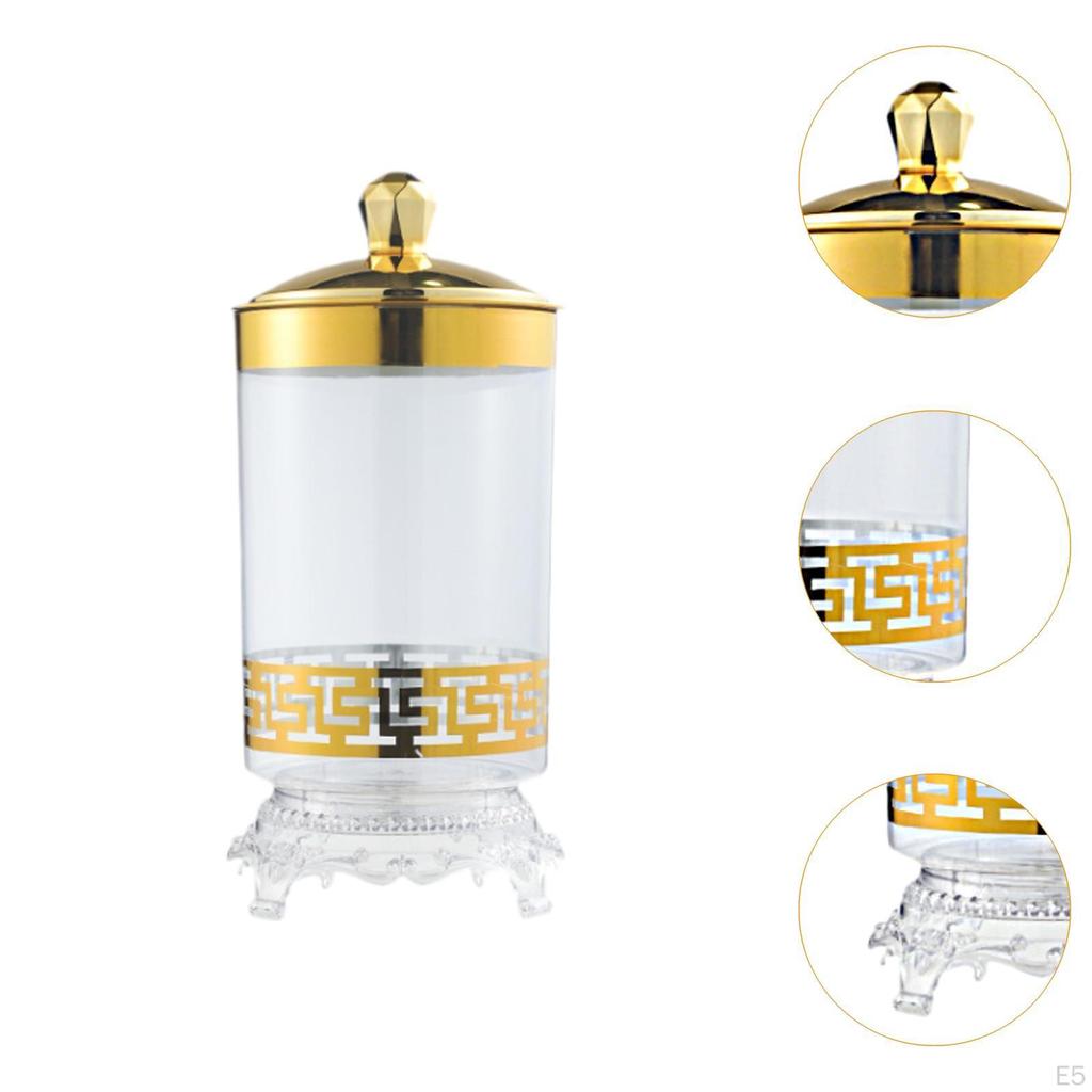 Банка для конфет с крышкой, контейнер для шведского стола, бутылка для сухих продуктов, кухонное хранение, сервировка стола для вечеринок