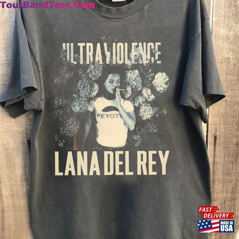 26 Футболка в винтажном стиле Lana Del Rey Lana Del Rey Ultraviolence угольно-серая футболка NH10265 Унисекс футболка