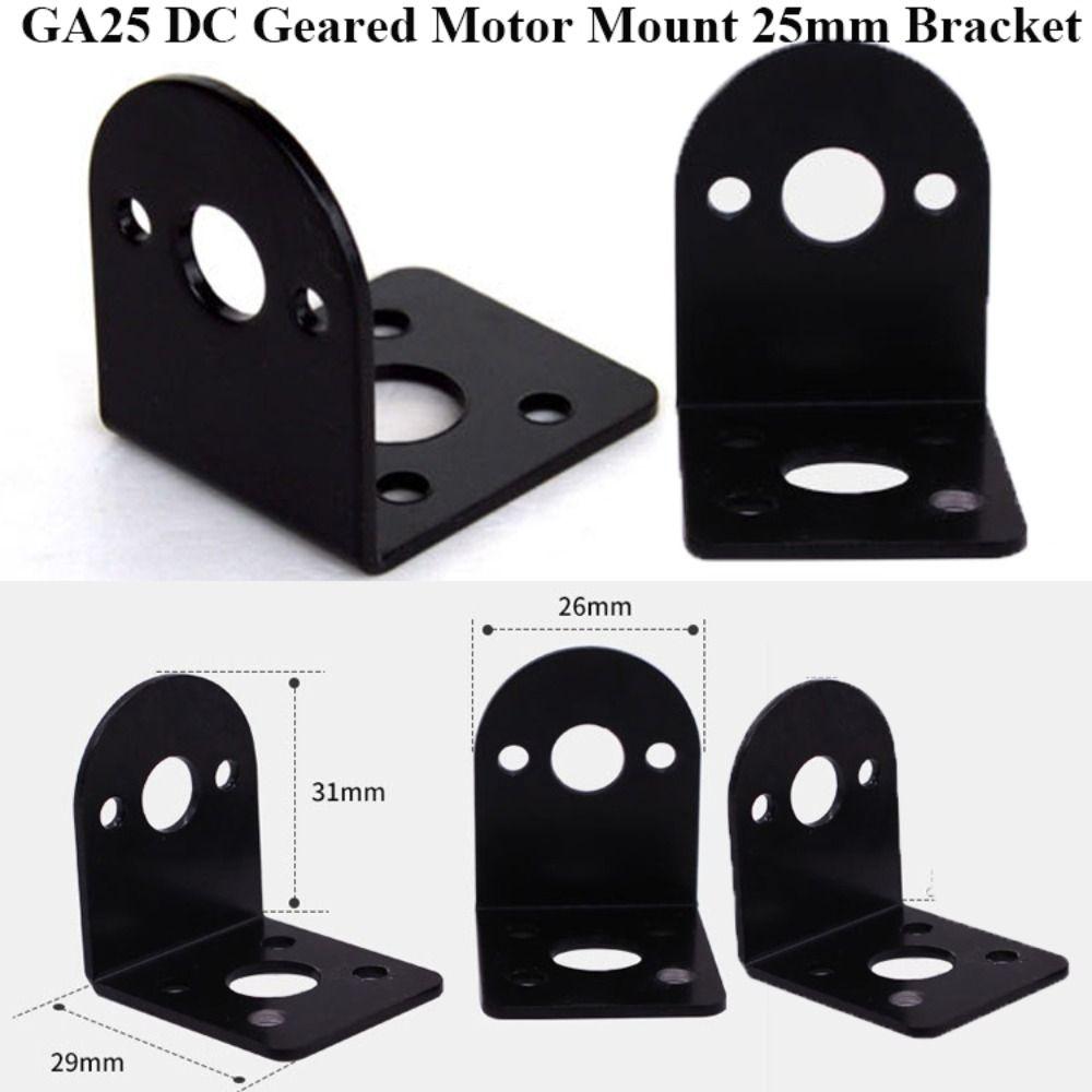 Torque Motor Fixing Holder Stand 2418 2430 25mm Bracket L Shape Mount Motor Mount GA25 DC Geared