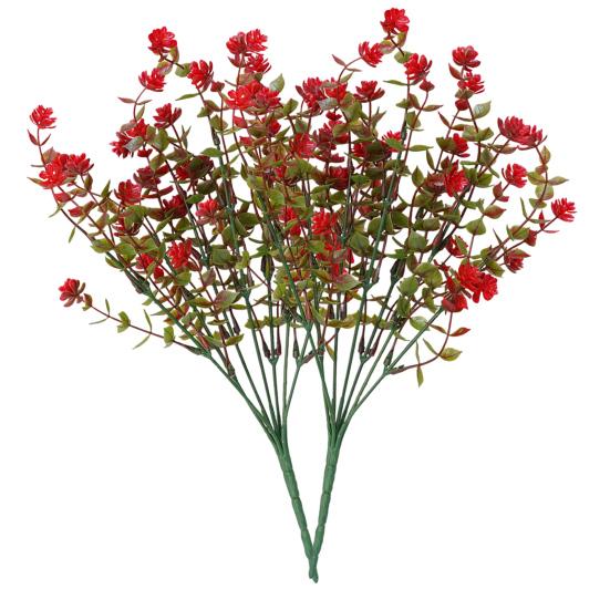 2 шт. наружные искусственные цветы реалистичные устойчивые к ультрафиолетовому излучению искусственные растения искусственные цветы