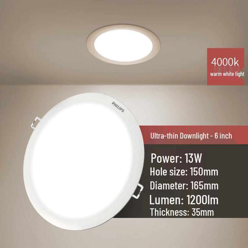 Philips DN200 Mingxin Ultra-Thin LED Recessed Ceiling Downlight for Living Room