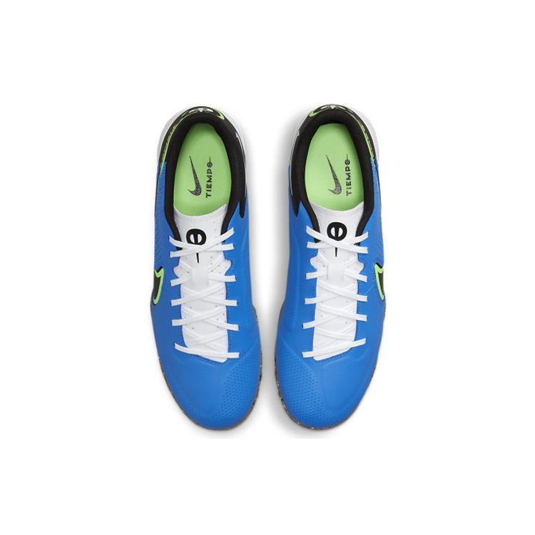 Nike Tiempo Legend 9 Academy Low TF (Резиновые шипы) Кожа Синтетика Противоскользящие Износостойкие Футбольные Бутсы Мужские Футбольные Бутсы Черный Синий DA1191-403