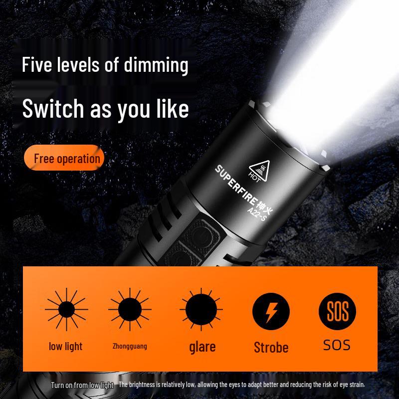 SupFire A22-S High-Power Outdoor Flashlight