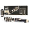 Вращающаяся щетка-фен - - Demeliss Salon Blow Brush - 1000 Вт - 2 насадки - 3 температуры - Черный / Золотой