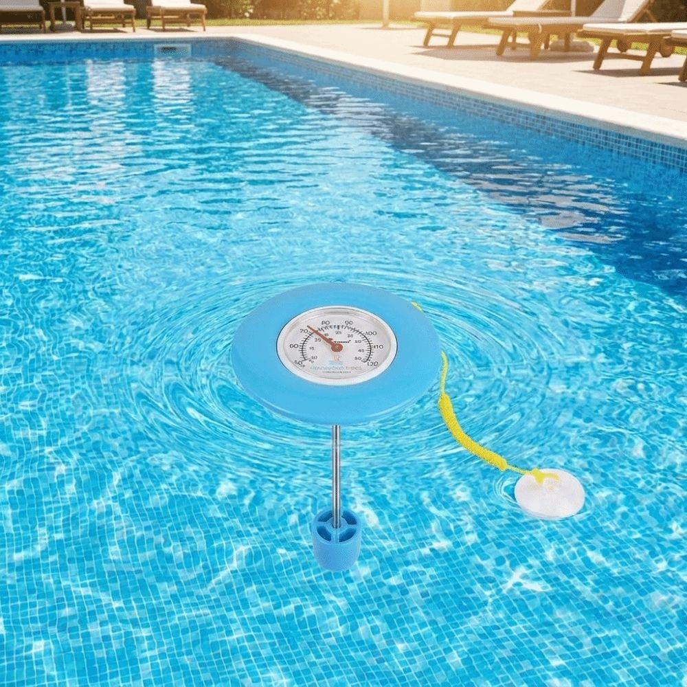 Waterproof Floating Pool Thermometer Wireless Mechanical Gauge Water Thermometer Accurate Measurement Digital Thermometer