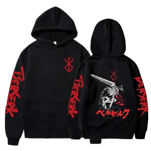 Autumn/Winter Berserk Anime Setwear Hooded Sweatshirt
