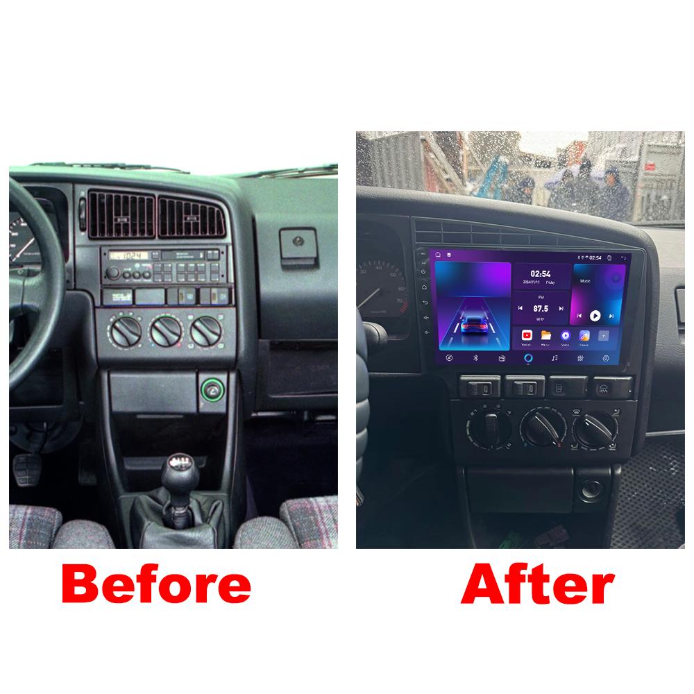 Android Carplay автомобильное радио для Volkswagen Passat B3 1988-1995 мультимедийный проигрыватель головное устройство стерео GPS навигация BT WIFI 2+32 ГБ