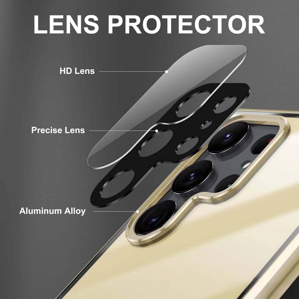 Magnetic Case for Xiaomi 15/ 15Pro/ Ultra/ 15T with Metal Frame Phone Bumpers Double Sided Tempered-Glass Full Lens Protection Cover