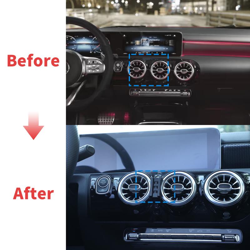 Car Mobile Phone Holder Accessories for Mercedes Benz A Class CLA A200 A180 W177 ~ GPS Bracket Navigation Stand Auto