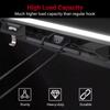 For Tesla Cybertruck 2024 Car Equipment 4 Hooks 2 D-rings 1 Opener Black Aluminum Rear Bucket Pull Ring Track Accessories Set