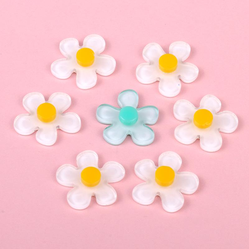 Акриловая желейная нашивка в виде цветка для сережек и украшений чехлов для телефонов своими руками
