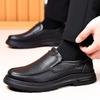 Spring Autumn New Designer Business Dress Shoes for Men Fashion Casual Black Dad Shoes Men Solid Color Black Loafers Male
