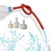 Enema Hose, Multipurpose Irrigator Nozzle, Silicone Enema Tube with Interchangeable Head, Vaginal and Anal Cleansing, Enema Hose, Anal Cleansing Tube,