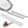 2x Chainsaw Chains & 14 Guide Bar For Stihl Chainsaws 017/MS170,HT70,MSE160
