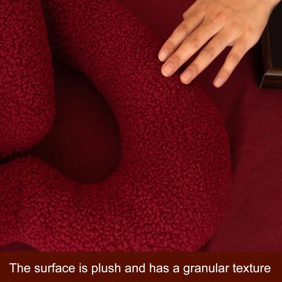 Красный узел любви плюшевая подушка диванное кресло подушка для расслабляющей атмосферы свадебные подарки на День святого Валентина для пар