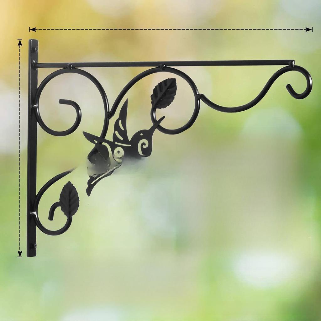 Настенная железная цветочная корзина в европейском стиле: Подвесная стойка для растений для гостиной или балкона.