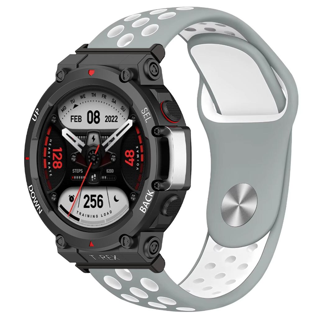 Дышащий силиконовый ремешок для умных часов Huami Amazfit T-Rex 3, спортивный браслет, ремешки для Amazfit T Rex Trex Pro Ultra Correa