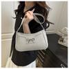 Chic Faux Leather Underarm Bag for Women 2026 Trendy Single Shoulder Purse Fashionable Daily Crossbody Handbag