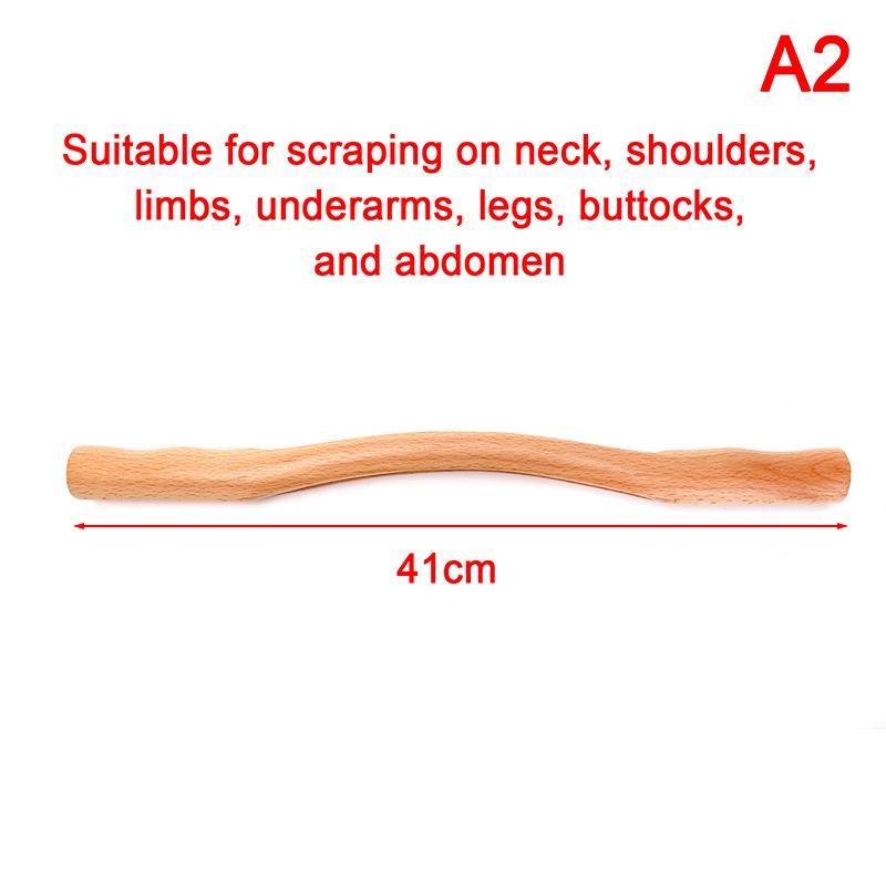 Натуральная деревянная бамбуковая палочка для массажа гуашью, деревянный массажер для шеи, плеч, спины