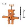 Adjustable Cabinet Door Assembly Tool with Drill Bit Set Portable Cabinet Door Installation Positioner Woodworking Tool