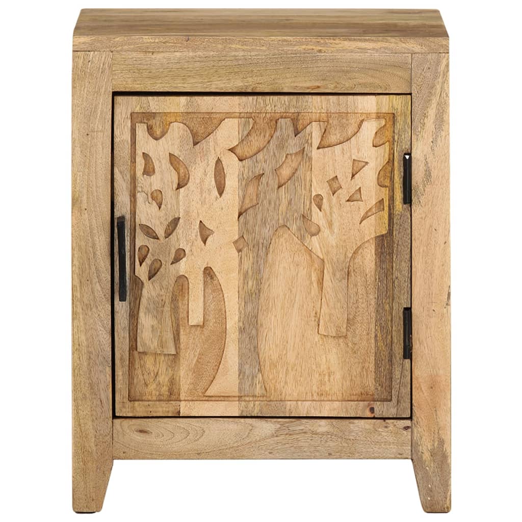 Vidaxl Szafka Nocna, 40X30X50 Cm, Lite Drewno Mango