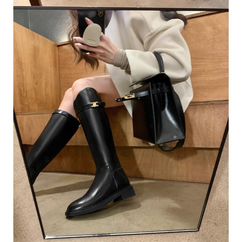 Замшевые ботинки-чулки на косом каблуке с пряжкой, на толстом высоком каблуке, женские ботинки