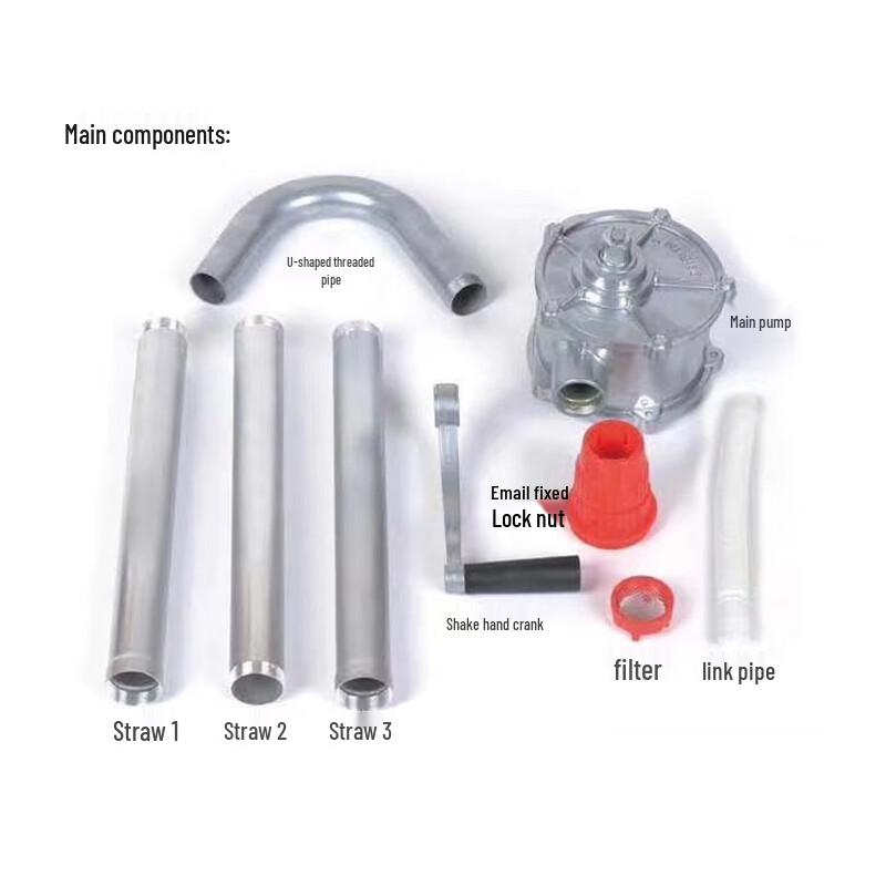 Pujiya Manual Hand Crank Oil Transfer Pump