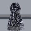 Windproof Tassels Shawl Leopard Lady Scarves Wraps Fashion Winter Warm Scarf  for Women Man
