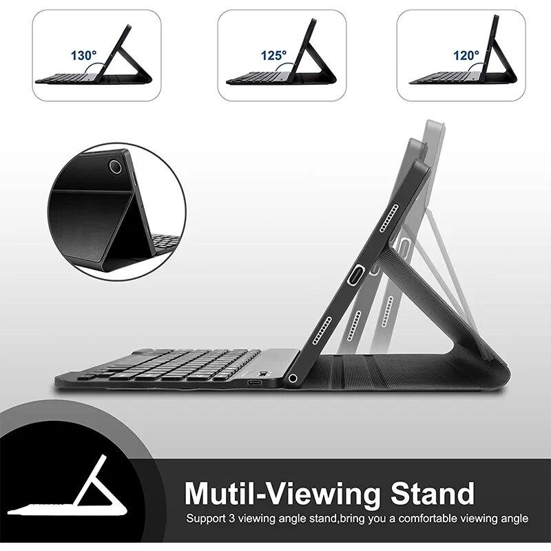 Bluetooth Keyboard Case for Huawei Matepad 11.5 10.4 2022 Matepad Air 2023 Wireless Bluetooth Keyboard Mouse Leather Cover