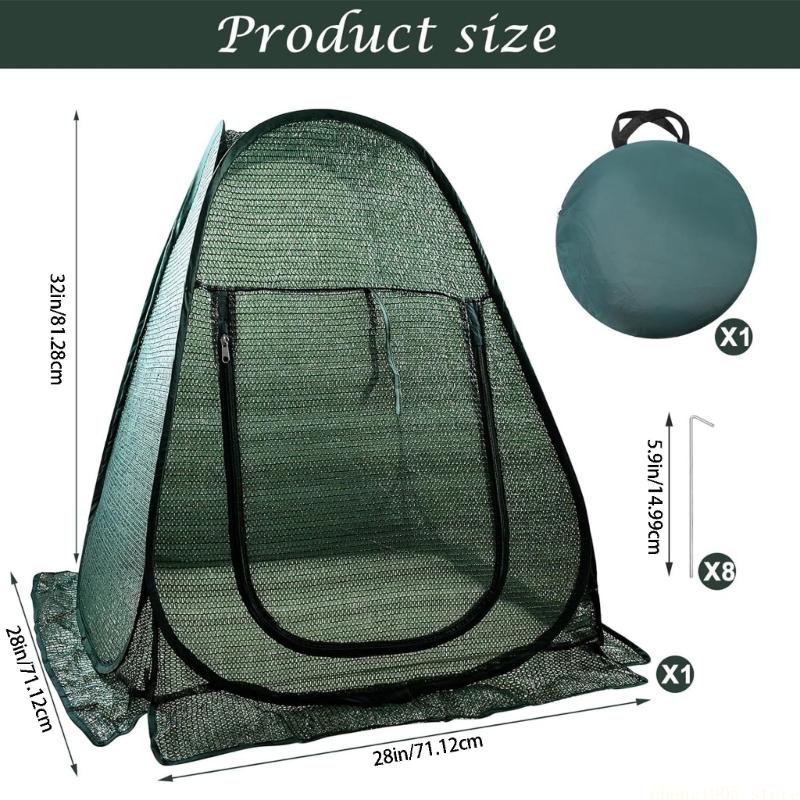 Защитный чехол для растений QX2E с выдвижным каркасом, Садовый защитный чехол для растений, устойчивый к солнцу
