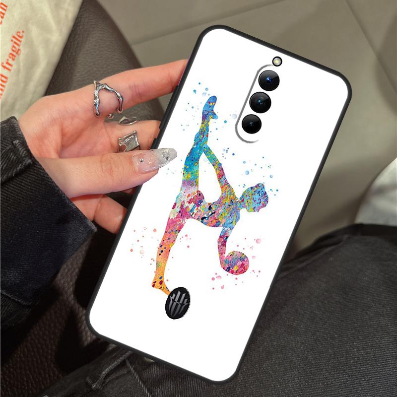 Акварельный чехол для гимнастики для ZTE Nubia RedMagic 11 Pro Plus 10 9 8 8S 9S 10S Pro 5G 5S 6 7 6S 7S Pro 11 Air