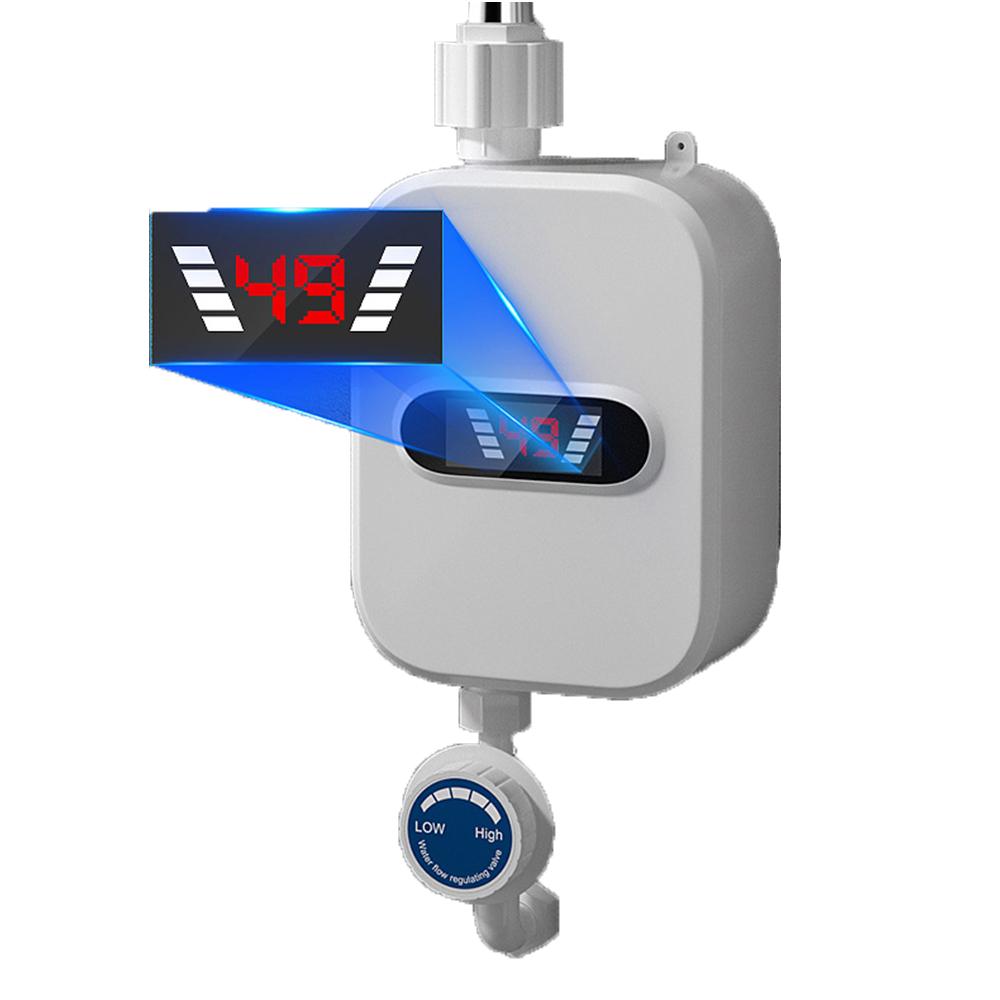 3500 Вт мгновенный электрический водонагреватель для кухни, быстрый нагрев, мини-маленький душ, прочный и безопасный домашний термостатический душевой комплект