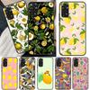 Tropical Summer Fruit Lemon Case For Xiaomi Redmi Note 11 Pro 8 9 11S 10S 9S Note 10 Pro Cover For Redmi 10 10C 9A 9C