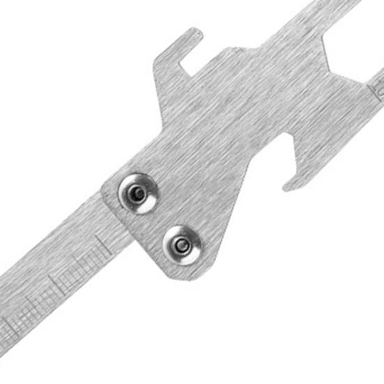 Крючок для благовоний из нержавеющей стали, прочный держатель для благовоний для кемпинга, многофункциональный складной открывалка для бутылок, линейка, гаечный ключ, металлический колышек