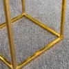 Flower Display Stand Gold Tall Floor Vase Plant Shelf Detachable Metal Flower