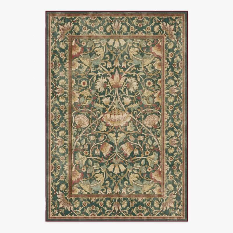 Ковер в гостиную большого размера, прикроватный коврик для спальни, машинная стирка, ковры с изображением джунглей, лося, животных, в стиле ретро, ковер для домашнего декора