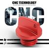 Oil Filler Plug Cap M20 Red, Compatible with various models, See Fitment! red