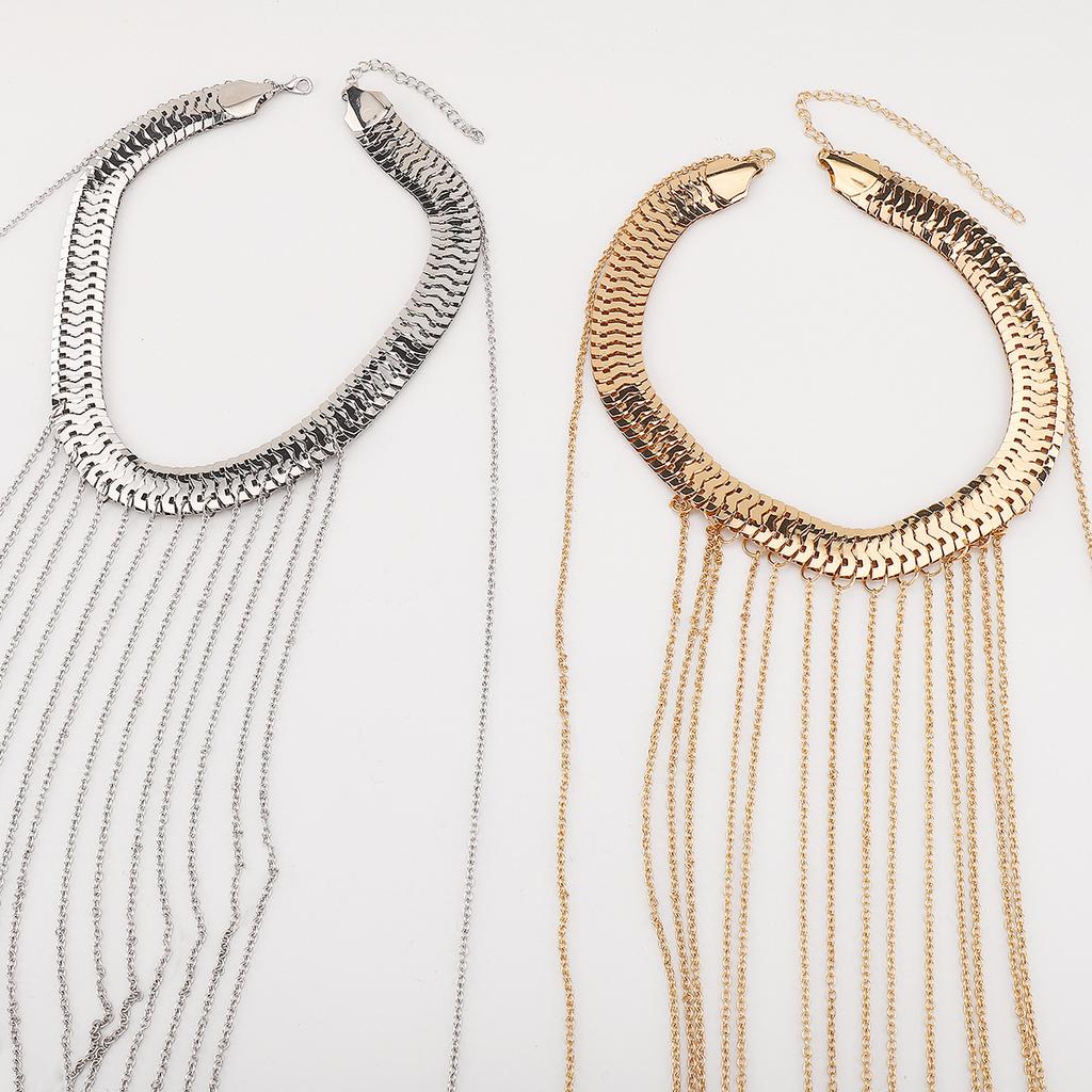 Модная Популярная Цепочка Змея Тату Бодичейн Сексуальная Многослойная Пляжная Металлическая Текстурная Цепочка для Бикини