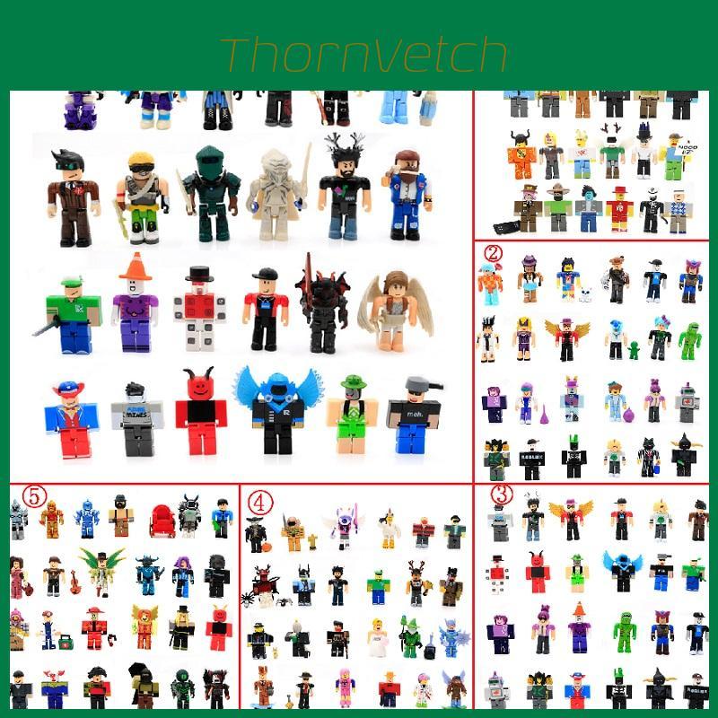 Яркий набор из 24 фигурок персонажей игр Roblox. Идеально подходит в качестве подарка для детей.