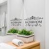 Waterproof Bathroom Wall Sticker PVC Home Art Room Decor Wall Door Stickers Bathroom Decoration Decal Home Supplies