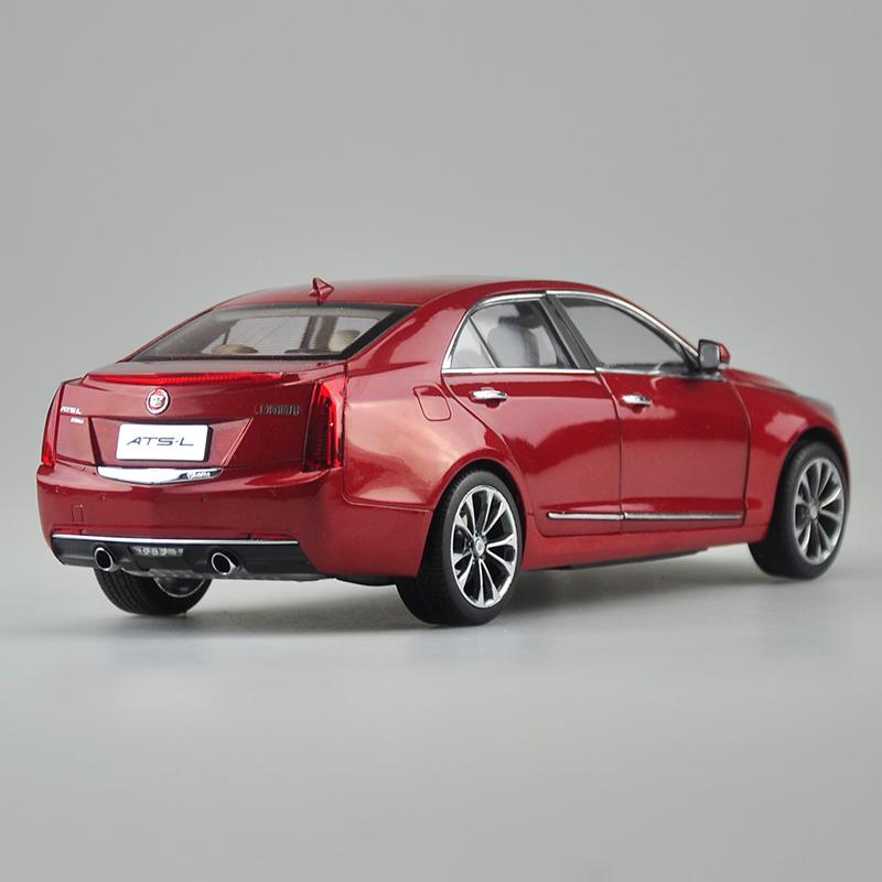 Дефектный литой под давлением автомобиль Cadillac масштаба 1/18, модель из сплава ATS CADILLAC ATS-L, игрушечные машины для мальчиков, подарок, оригинальная коробка